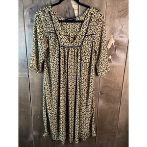 Elements Mustard Dress Size 8 Medium